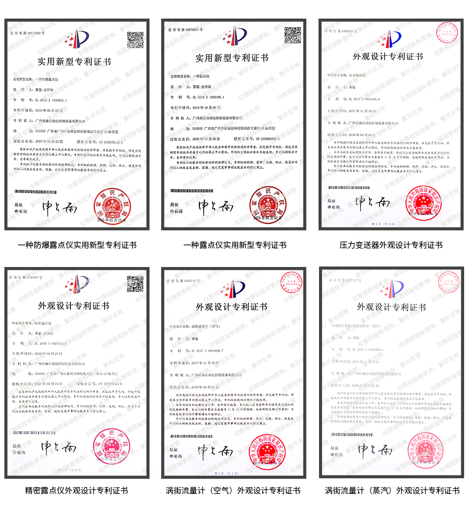 西森 專(zhuān)利證書(shū)