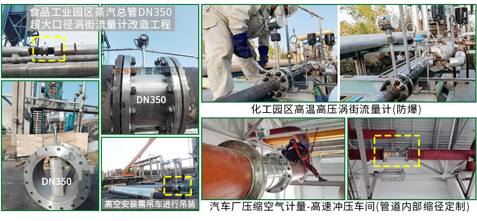 超大口徑渦街流量計應用現(xiàn)場